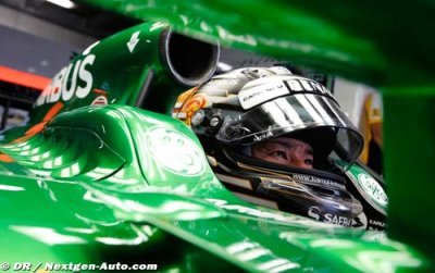 Kobayashi espère marquer des points pour Caterham...