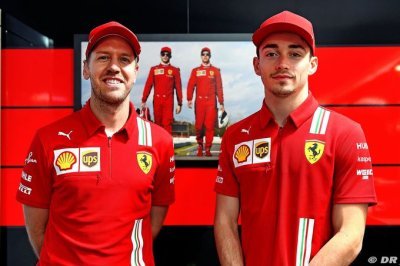 Leclerc ’happy’ if Vettel stays at Ferrari