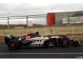 Haas F1 VF-23 runs at Silverstone shakedown