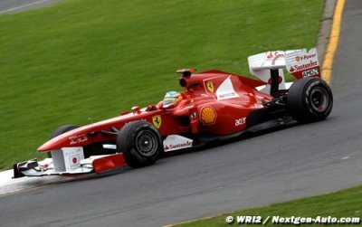 La Ferrari n’était pas bien équilibrée à Melbourne
