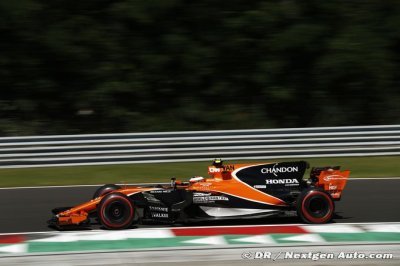 Essais du Hungaroring, Jour 1&nbsp;: à la pause, Red Bull à la peine, Vandoorne en tête