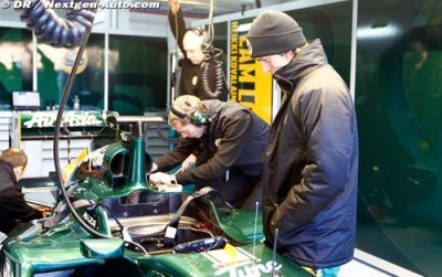 Lotus ends Barcelona test early