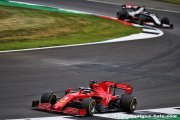 Piégé par du survirage au départ, Vettel a navigué dans le peloton