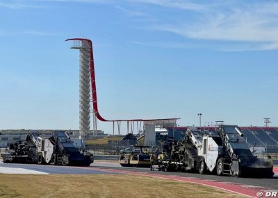 Le Circuit of the Americas d’Austin a réduit ses bosses