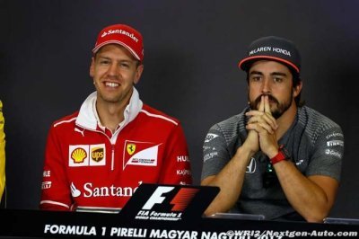 Fernando Alonso assure apprécier Sebastian Vettel