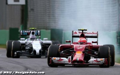 Kimi Raikkonen admet souffrir au volant de sa Ferrari F14 T