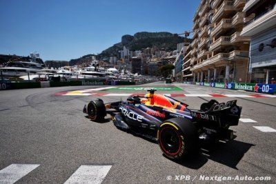 Red Bull piétine au niveau des réglages à Monaco