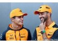 Norris et Ricciardo sont devenus 'de bons amis' chez McLaren F1