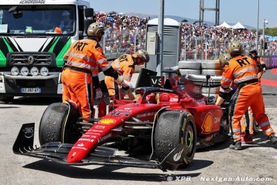 Binotto&nbsp;: Aucun lien entre l’accident de Leclerc et le problème d’accélérateur en Autriche