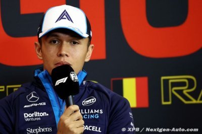 Les rumeurs sur Albon ’montrent que les choses vont bien’ pour lui