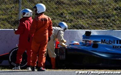 Speculation now rampant after ’normal’ Alonso crash