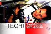 Video - Adrian Sutil's seat fitting in the Sauber C33
