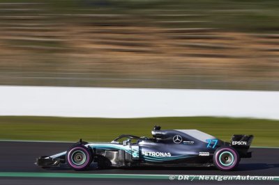 Bottas a fait sa première vraie simulation de course de l’année