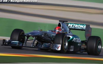 Jerez Test: Schumacher now setting the pace