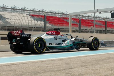 Mercedes F1 a fait une halte pour un test au Paul Ricard