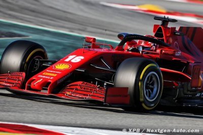 ’Happy’ Leclerc upbeat about Ferrari prospects