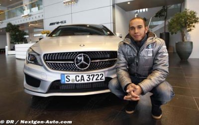 Première apparition d’Hamilton sous les couleurs de Mercedes