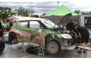 Skoda's flying Finn to start first on day two