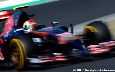 Kvyat n’est pas encore à 100% au volant de sa Toro Rosso