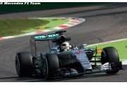Hamilton en pole à Monza devant les Ferrari