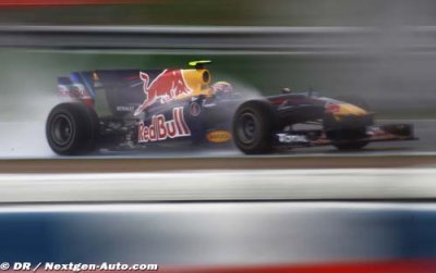 Webber arrache la pole sous la pluie