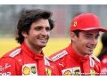 Leclerc loue sa relation avec Sainz, qui 'pousse' Ferrari