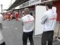 Video - Mclaren crew members spying at Ferrari