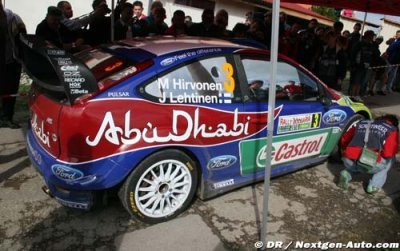 Tyre choice the key as weather turns against Ford in Bulgaria