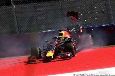 Verstappen accidenté à cause du vent, les vibreurs incriminés