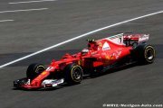 Les Ferrari ont eu du mal avec leurs pneus