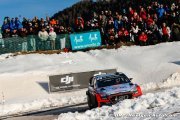 Trois Hyundai i20 WRC Nouvelle Génération sur la neige suédoise