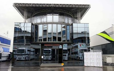Force India’s hospitality unit receives major refurbishment