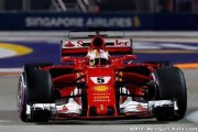 Vettel bat les Red Bull et signe une pole exceptionnelle à Singapour