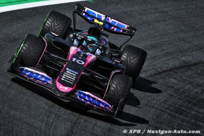 Alpine F1 connait une reprise difficile à Zandvoort