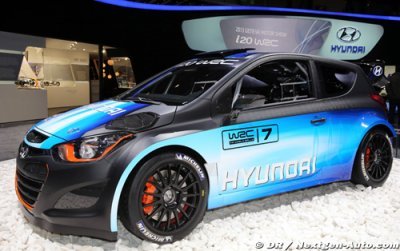 Hyundai unveils upgraded i20 WRC at Geneva