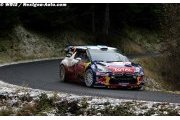 Treize WRC sur les routes du Monte Carlo