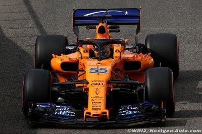 Sainz a piloté pour McLaren pour la première fois