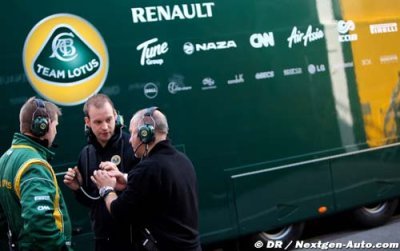 Plus de peur que de mal pour Team Lotus