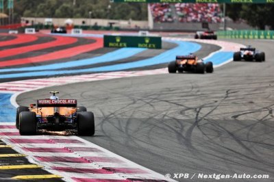 Norris et Ricciardo marquent 18 points très importants au Grand Prix de France
