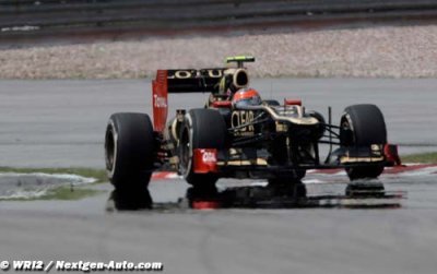 Interview de Romain Grosjean après les qualifs