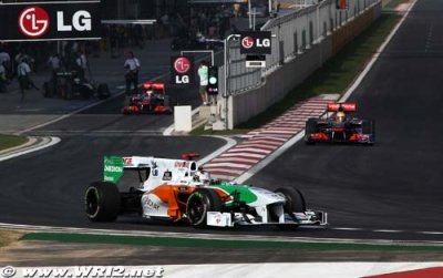 Force India s’est adapté aux conditions changeantes
