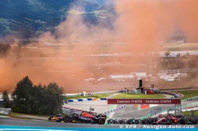 Les pilotes de F1 n’ont pas été gênés par la fumée orange de Spielberg