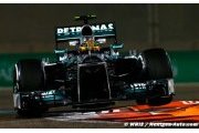 Hamilton a cassé un triangle de suspension en qualification