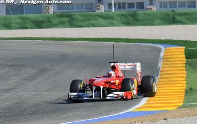 Ferrari est satisfait de sa première séance