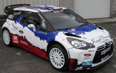 Une Citroën DS3 WRC pour Bouffier au Monte Carlo