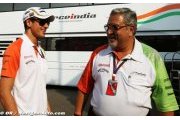Sutil souhaite finalement rester chez Force India