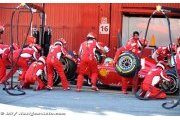La Scuderia est la plus rapide dans les stands