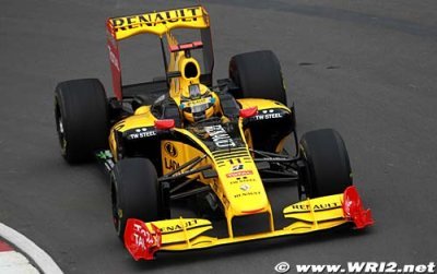 Les pneus souffrent sur la Renault