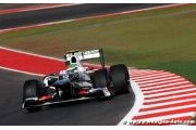 Sergio Perez suffered from brake issues during United States GP