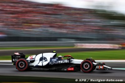 AlphaTauri est encore assez loin du top 10 à Monza